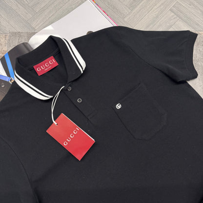 GG POCKET POLO - BLACK