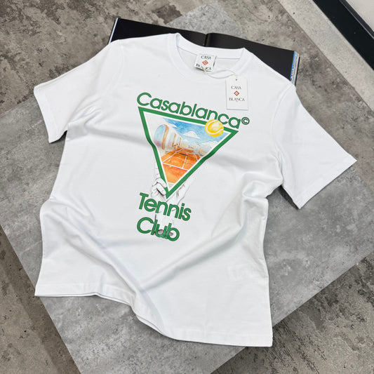 CASA - TENNIS CLUB T-SHIRT - WHITE