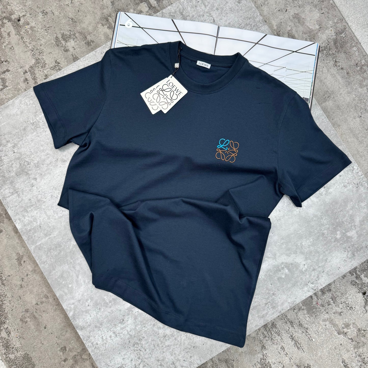 LWE - SMALL LOGO T-SHIRT - NAVY