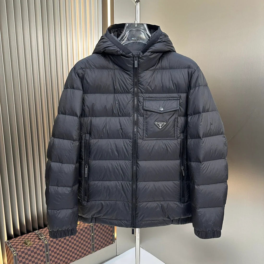 (PRE ORDER) PRADA COAT - BLACK