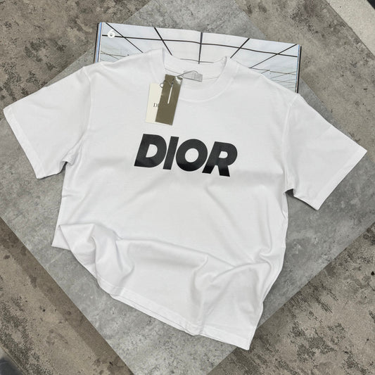 CD - BLOCK LOGO T-SHIRT - WHITE