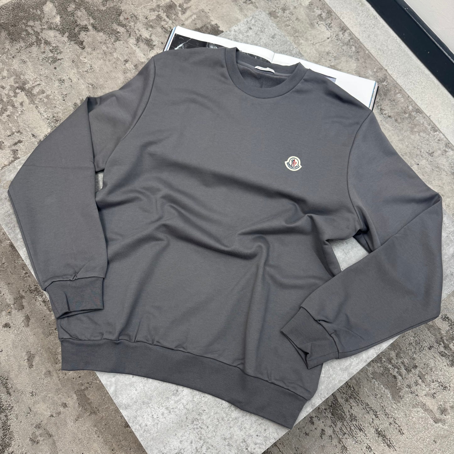 MNCLR - PLAIN LOGO JUMPER - CHARCOAL