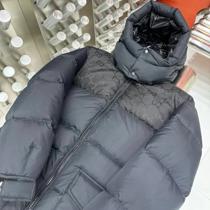 (PRE ORDER) GG PUFFER COAT - BLACK