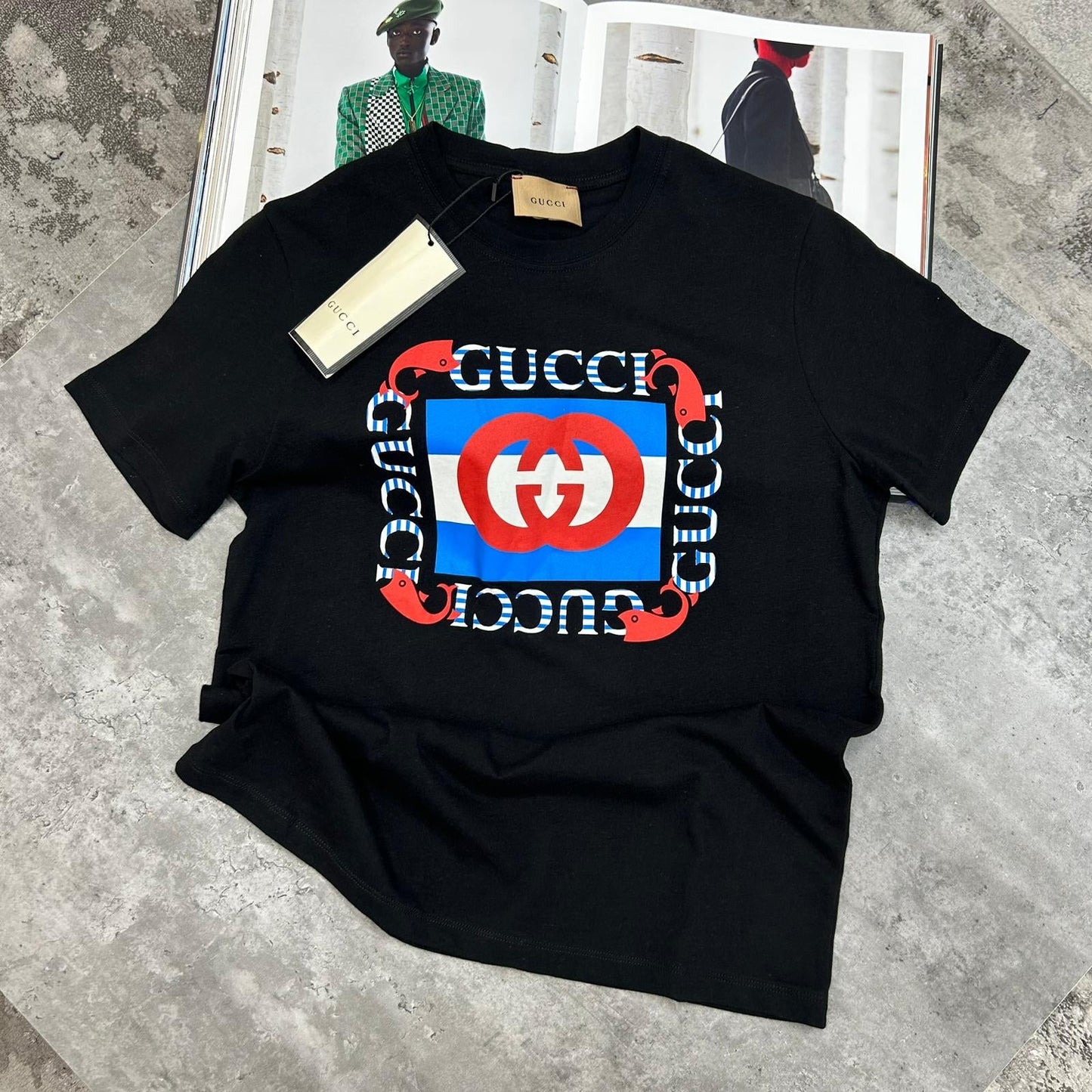 KIDS GUCCI - T-SHIRT - BLACK