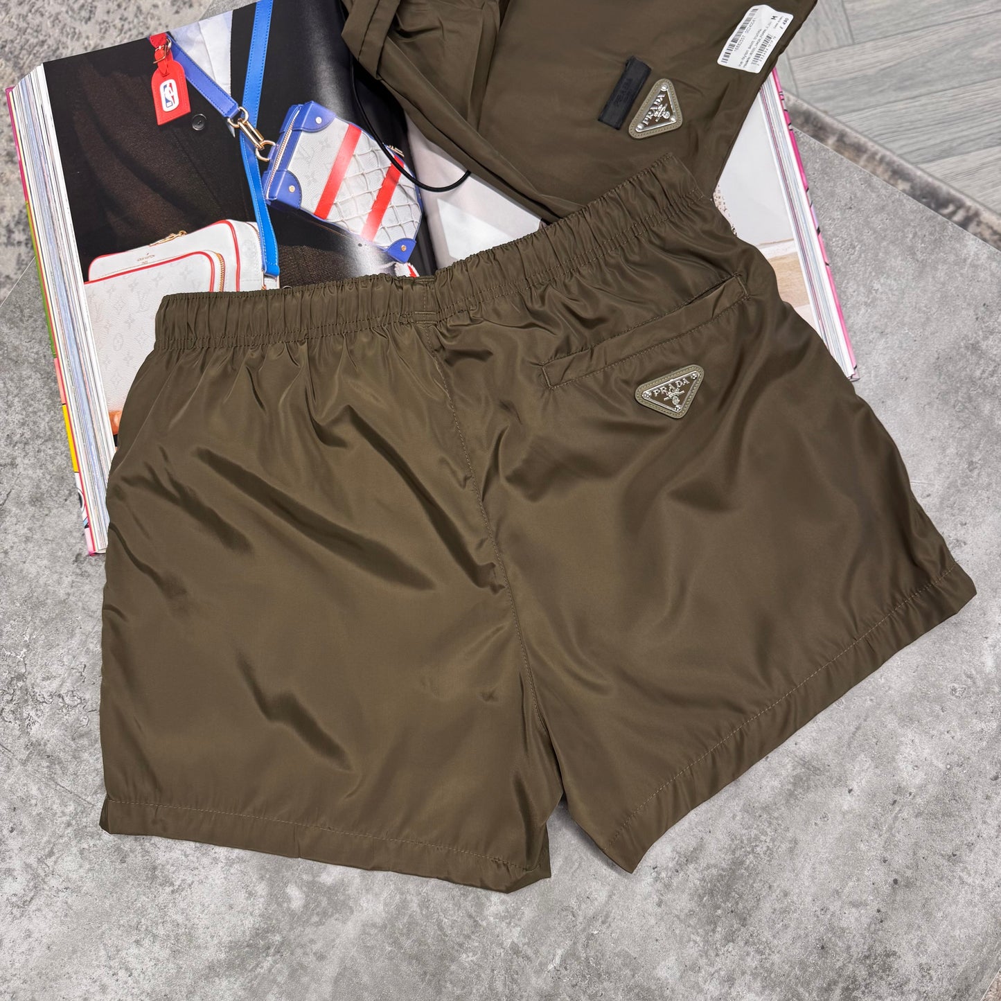 PDA SWIM SHORTS - KHAKI