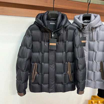 (PRE ORDER) ZENGA PUFFER COAT - BLACK