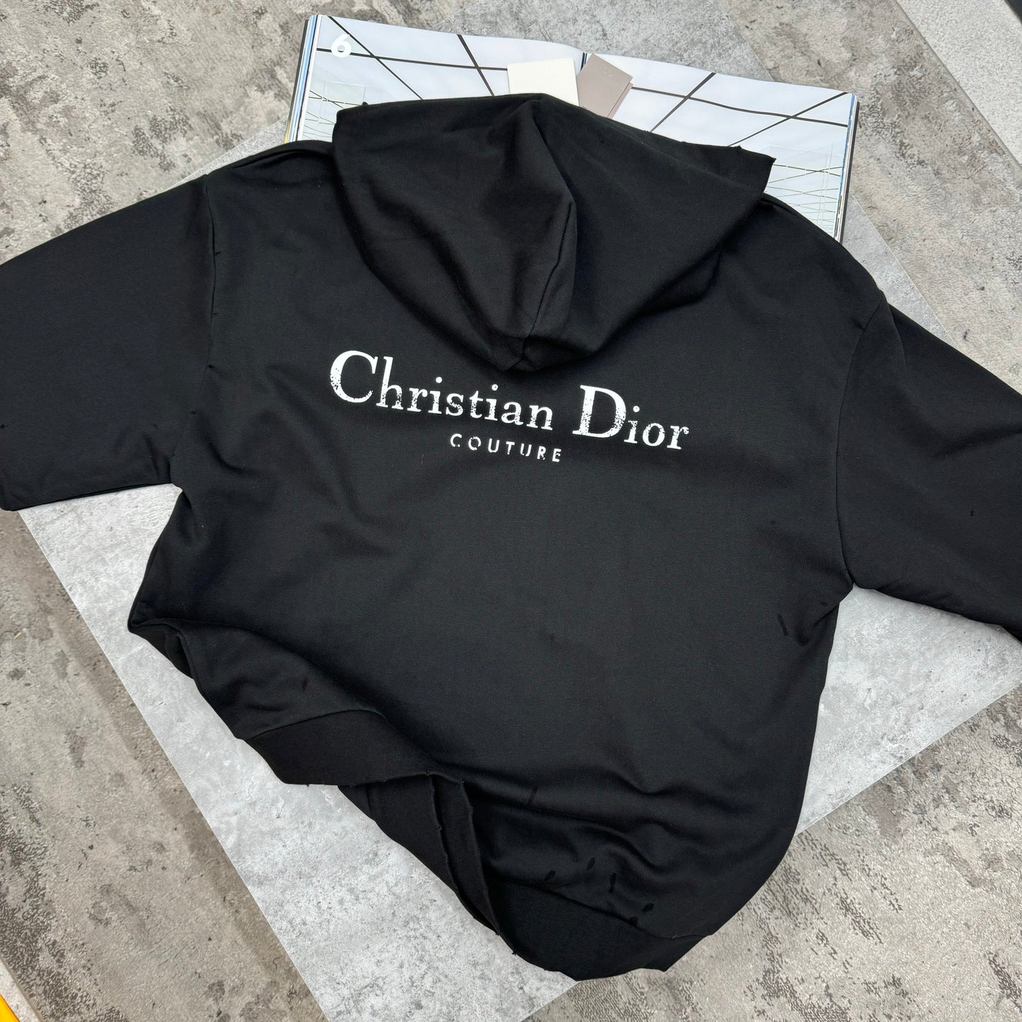 CD - BACK LOGO HOODIE - BLACK