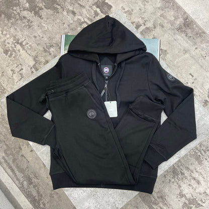 CG - BLACK BADGE FULL ZIP TRACKSUIT - BLACK