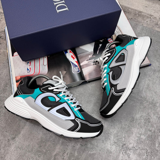 (PRE ORDER) B30 TRAINERS - BLACK / MINT