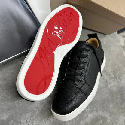 CHRISTIAN LOUBOUTIN TRAINERS - BLACK / WHITE (PRE ORDER)