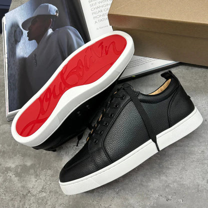 CHRISTIAN LOUBOUTIN TRAINERS - BLACK / WHITE (PRE ORDER)