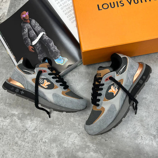 (PRE ORDER) LVE RUNAWAY TRAINERS - GREY / ORANGE