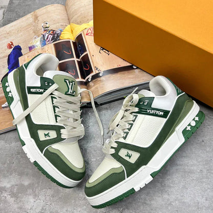 (PRE ORDER) LVE TRAINERS - GREEN / WHITE