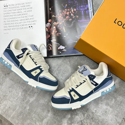 (PRE ORDER) LVE TRAINERS - BLUE / WHITE