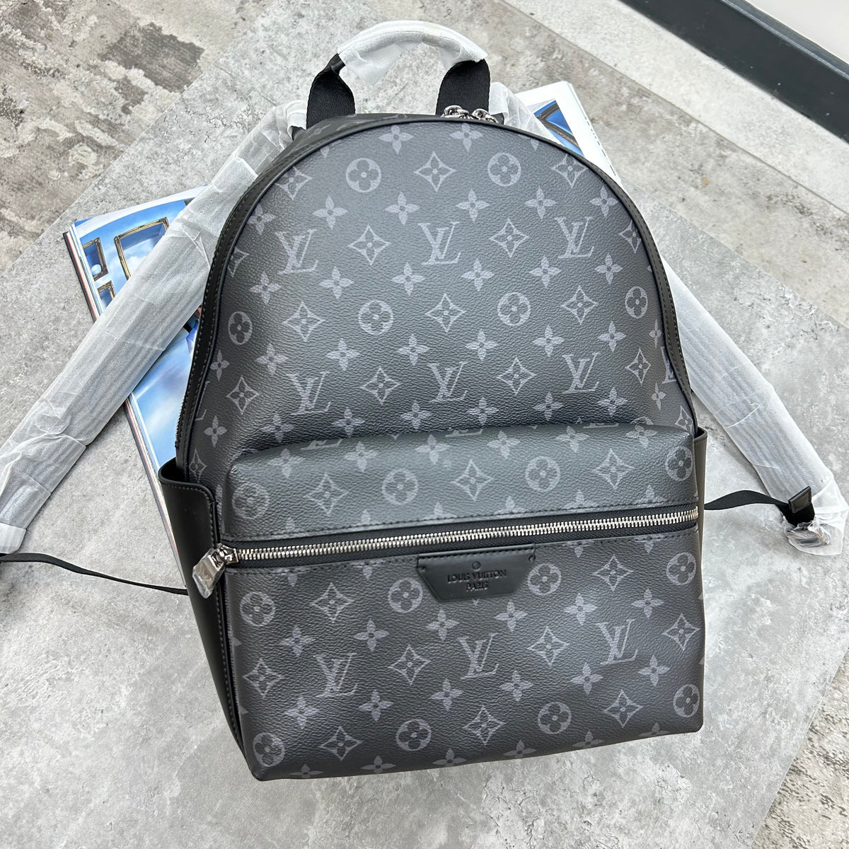 (PRE ORDER) LVE MONOGRAM BACKPACK - BLACK / GREY