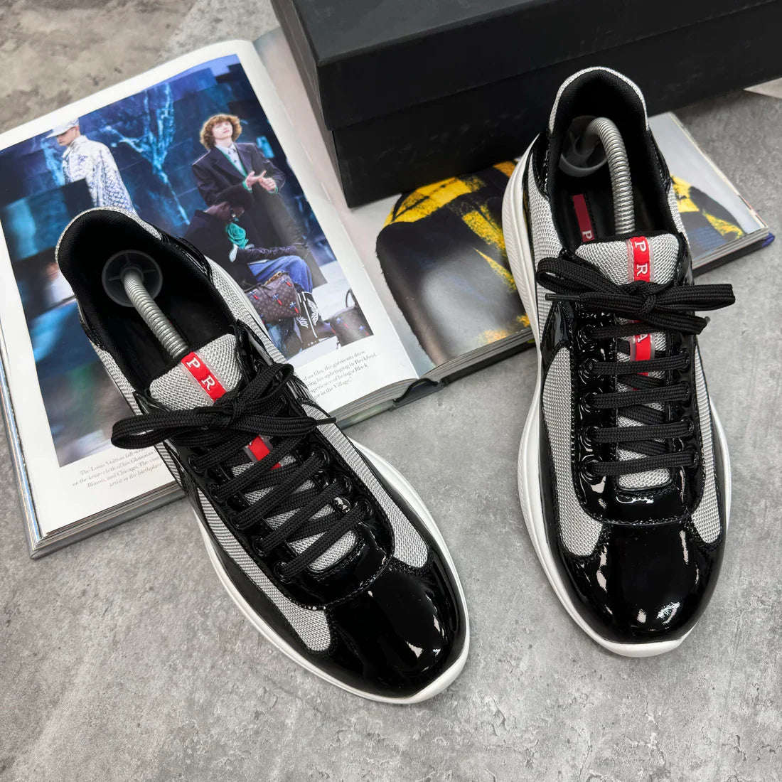 (PRE ORDER) PRADA AMERICAN CUP TRAINER - BLACK