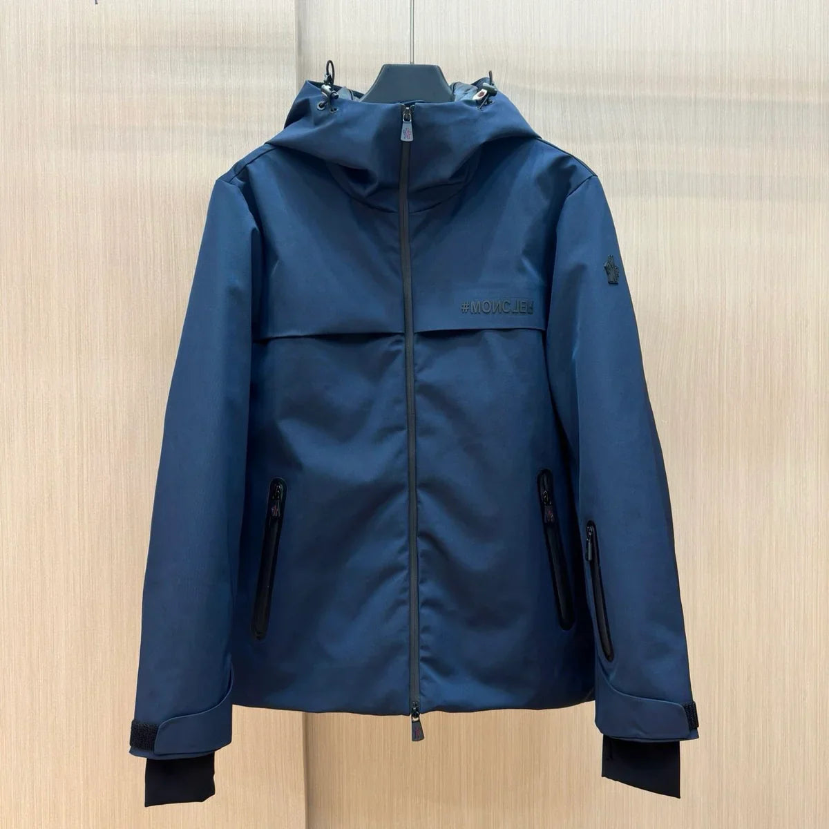 (PRE ORDER) MNCLR GRENOBLE COAT - BLACK & INDIGO