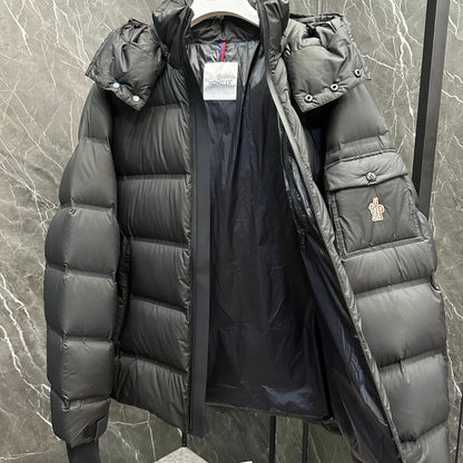 (PRE ORDER) MNCLR GRENOBLE PUFFER COAT - BLACK