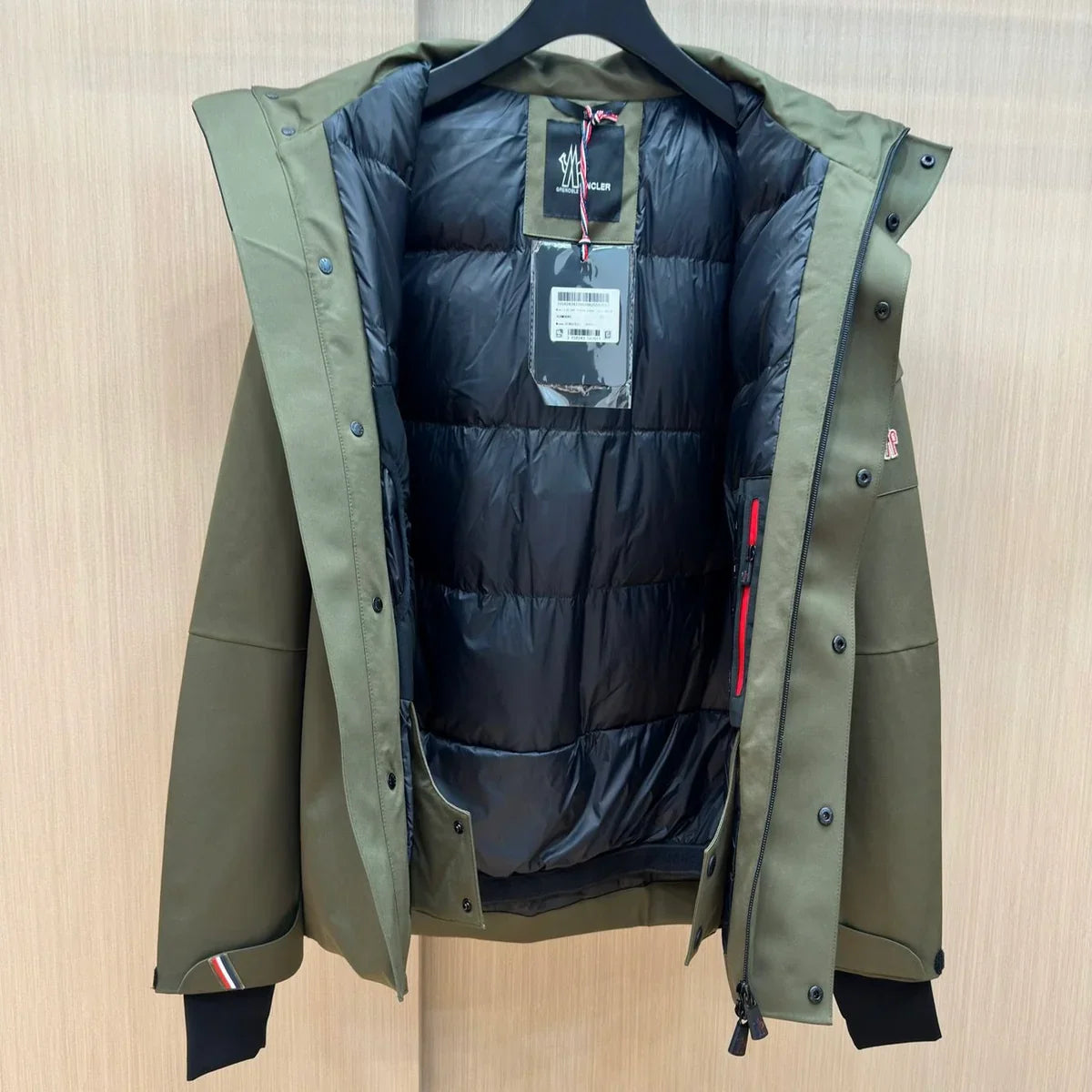 (PRE ORDER) MNCLR GRENOBLE COAT - KHAKI & BLACK