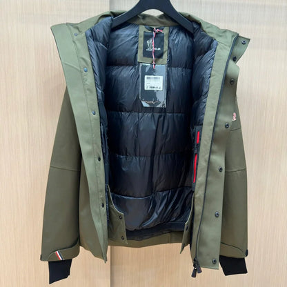 (PRE ORDER) MNCLR GRENOBLE COAT - KHAKI & BLACK