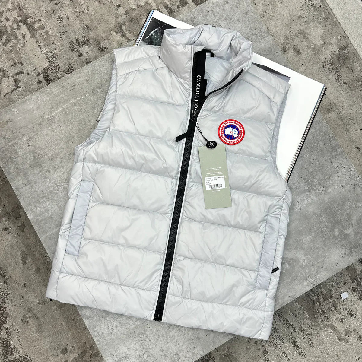 (PRE ORDER) CG CROFTON GILET - LIGHT GREY